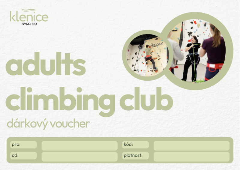 Voucher adults climbing club